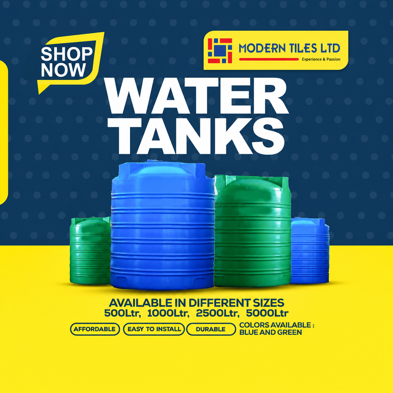 WATER TANKS SOCIAL MEDIA AD